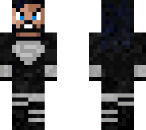 black suit superman long hair v3