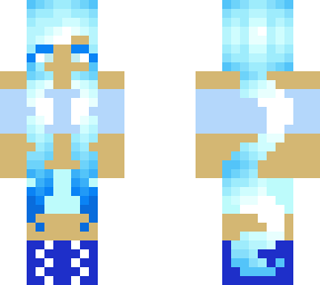 blue girl