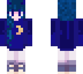 blue girl