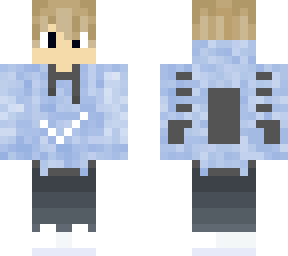 blue hoodie boy i guess