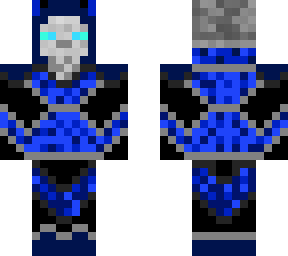 blue tactical skull