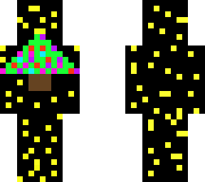 christmas tree pixel art