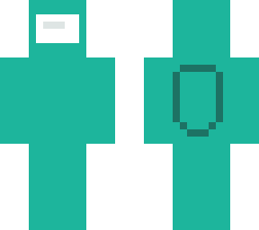 cyan crewmate among us