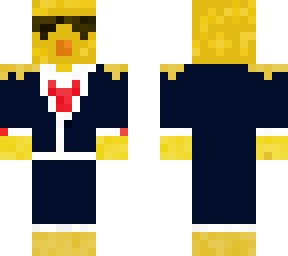 duck  in suit