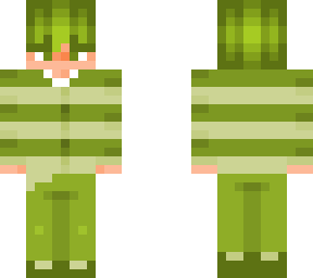 green sweater