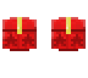 minecraft christmas single chest