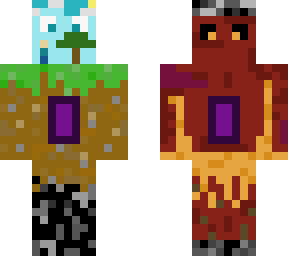 overworld and nether