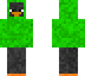 penguin in pjs (green)