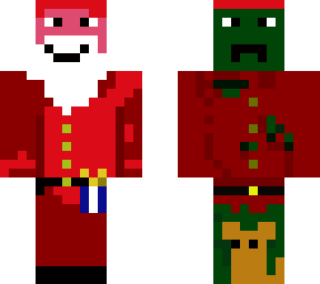 santa claus and the grinch
