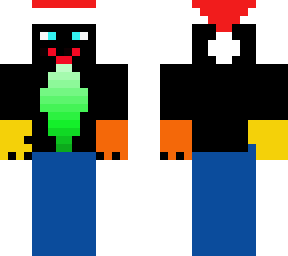 silly christmas skin