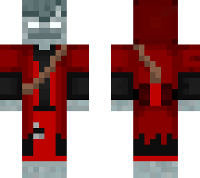 stray with  a red robe