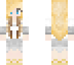 stylish blonde girl