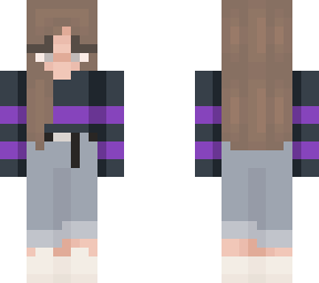 black and purple sweater!!
