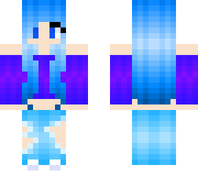 blue and purple