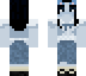 blue girl