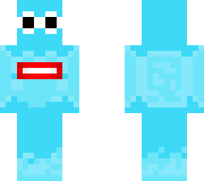 blue man with clout goggles