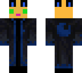 cat with blue cloak