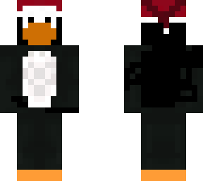 christmas black club penguin