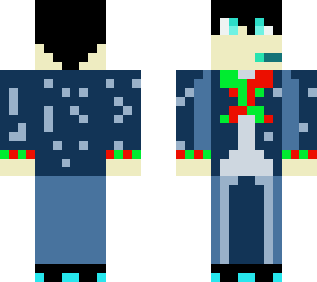 christmas gamer with bands n muffler