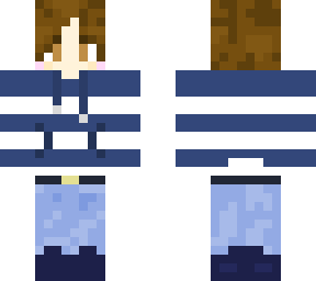 cute guy with blue and white sweater