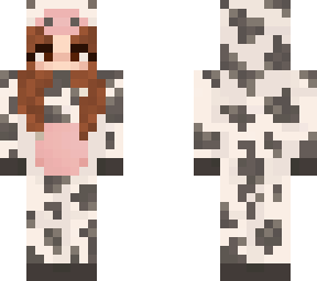 girl in cow onesie (not mine)