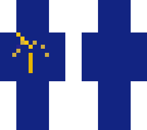 Indiana state flag | Minecraft Skin