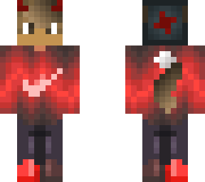 lightning red in my style! (demon/wolf version)