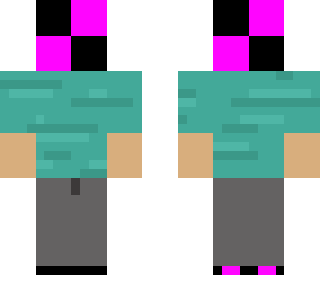 me but i got a new shirt yesterday and it looks cool so i made a mc skin abt it.