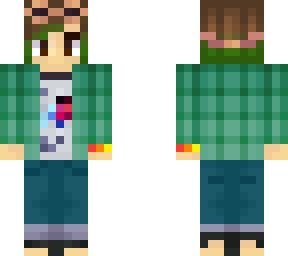 me in flannel - bob cut