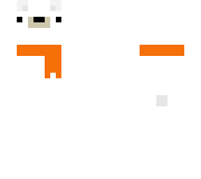 orange scarf polar bear