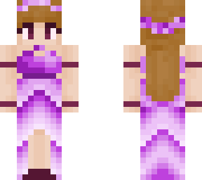 purple dress