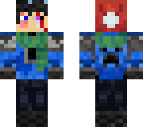 rainimator w/ christmas hat & scarf