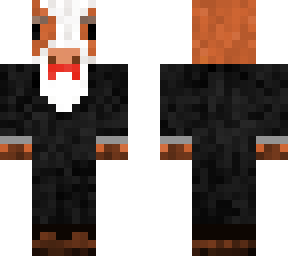 tuxedo cow