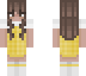 yellow plaid dress revised