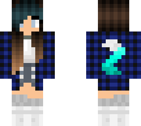 (edit) blue wolf girl