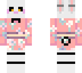 bunny with kimono