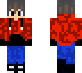 chill and casual skin - red hoodie