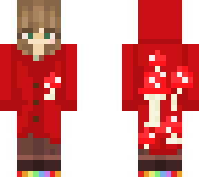 cute removable red toadstool jacket!