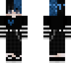 emo blue split
