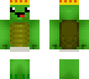 king turtle with modesty skirt