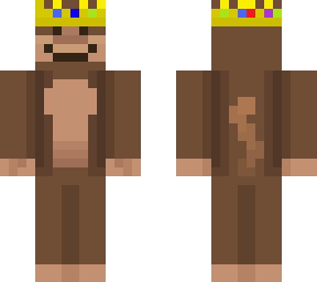 monkey with crown