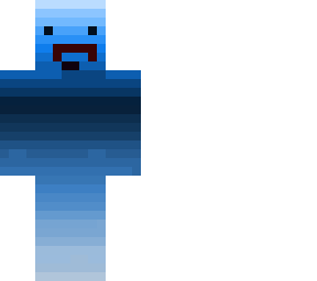 moustache guy, shaded blue