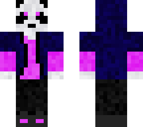neon pink panda