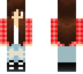 plaid brown hair/eyed