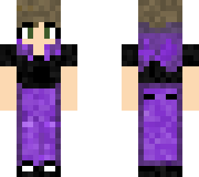 purple hair girl