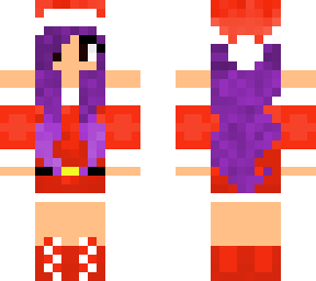 purple santa