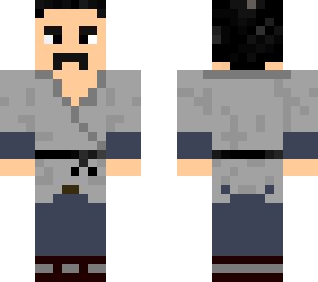 traditional male villager japanese gray 1b