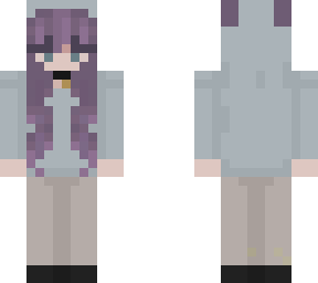 wolf girl in blue hoodie (no tail)