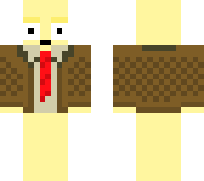 yellow man brown jacket