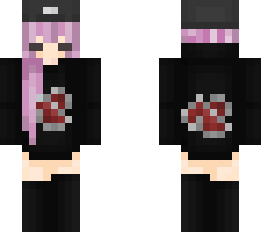 akatsuki girl w/ prpl hair!